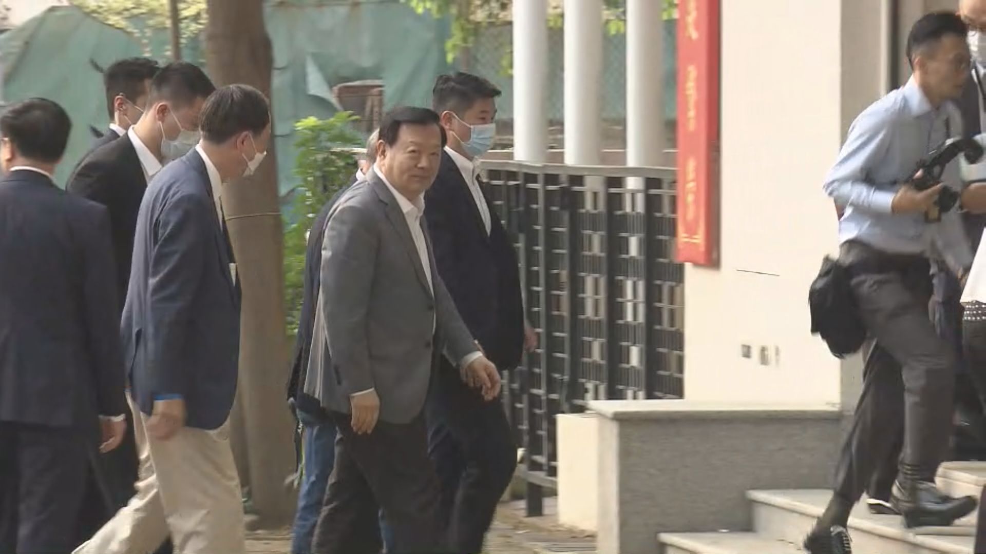 夏寶龍視察香園圍口岸等　再到鄉議局晚宴