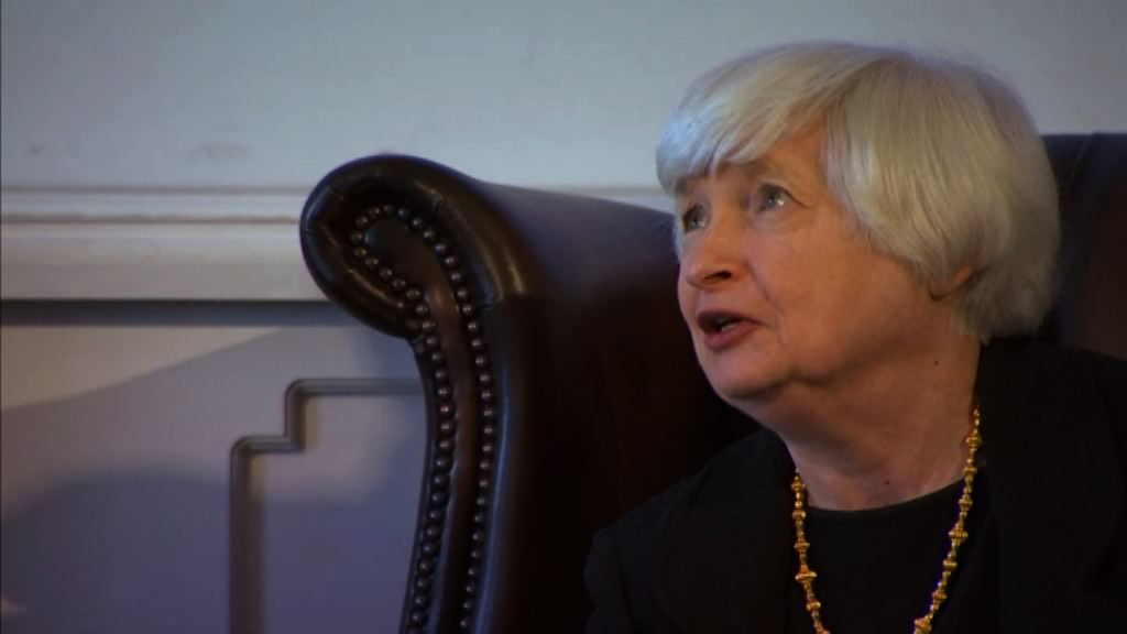 【金融體系穩健】耶倫：有生之年「海嘯」不會重臨