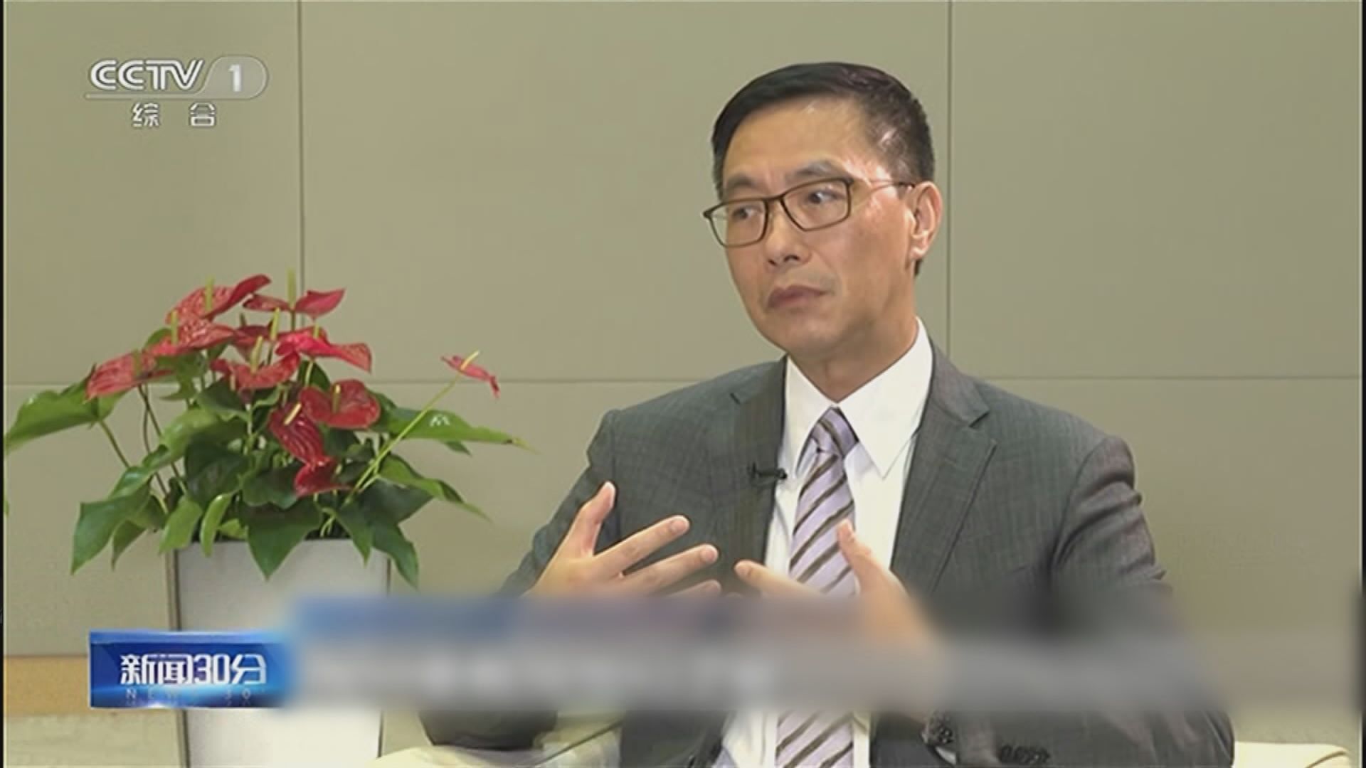 楊潤雄接受央視新聞專訪　指將就國安立法向學生宣傳及教育