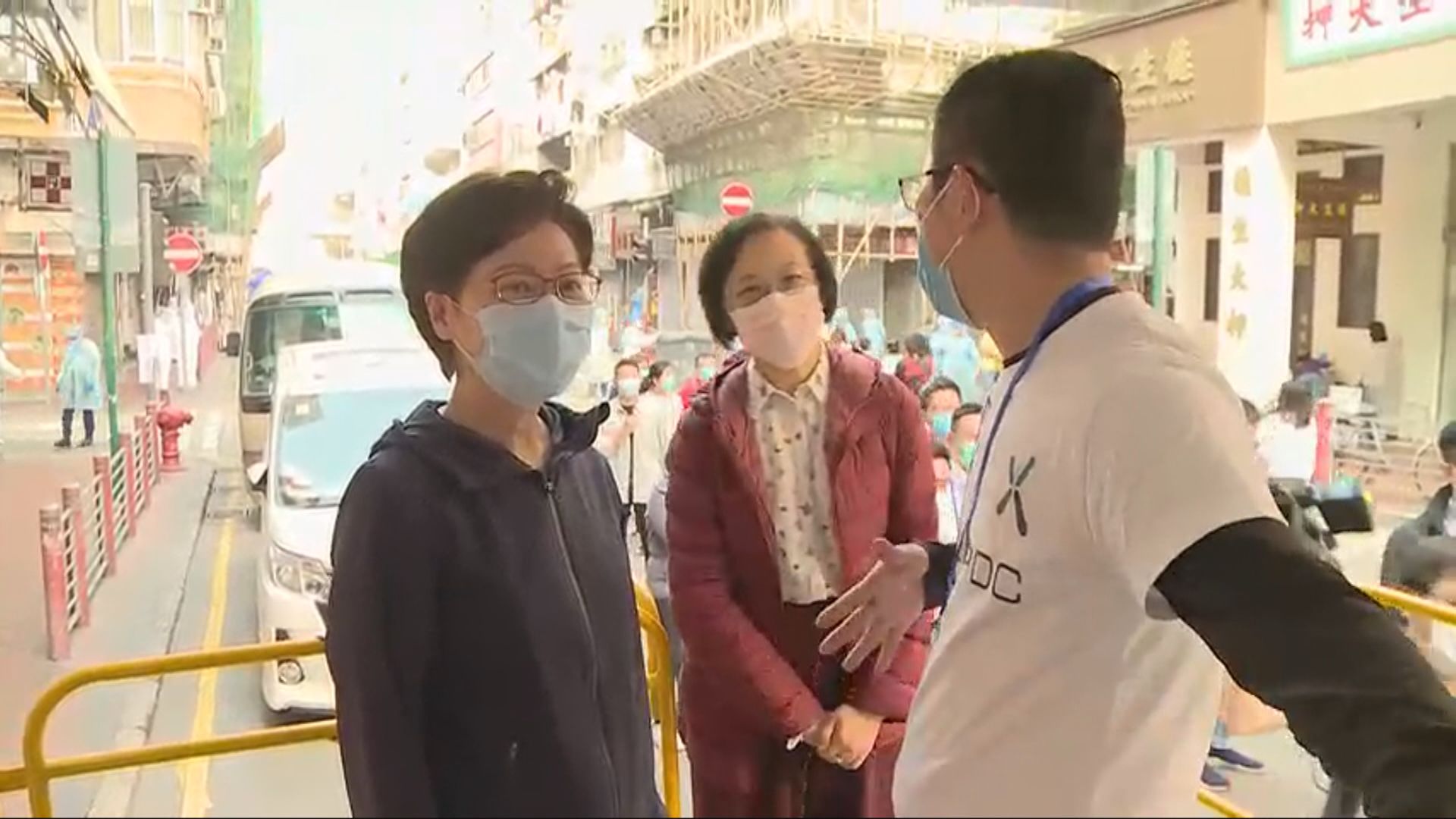 林鄭：在劃定封鎖範圍時　亦要考慮實際可行性