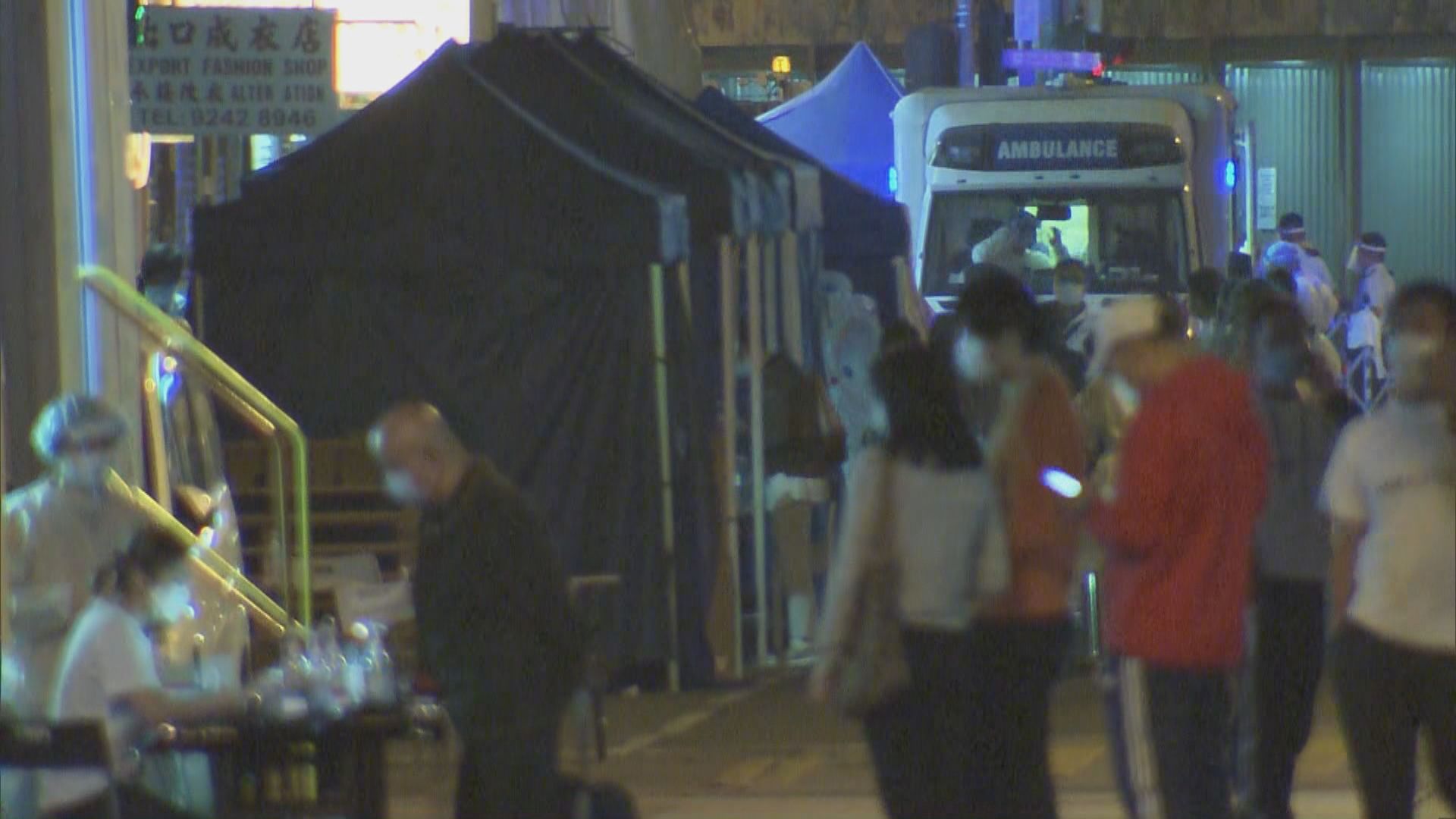 政府昨日在佐敦「受限區域」為6900人檢測