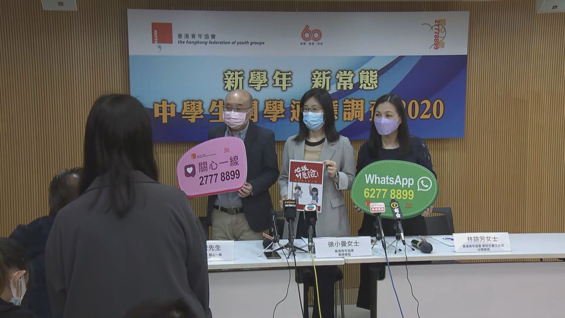 青協調查：過半數中學生在開學後壓力指數偏高