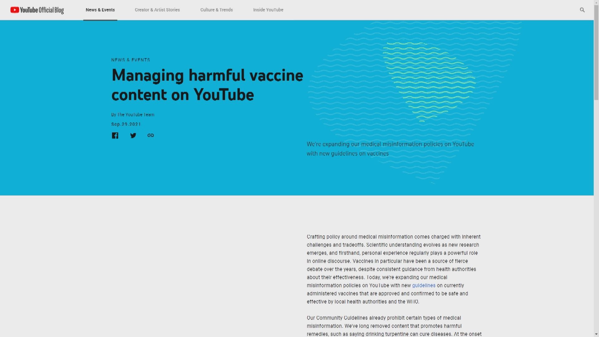 YouTube將移除所有質疑疫苗效用不實內容