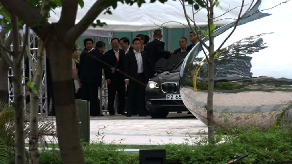 張德江參觀科學園逗留約兩小時