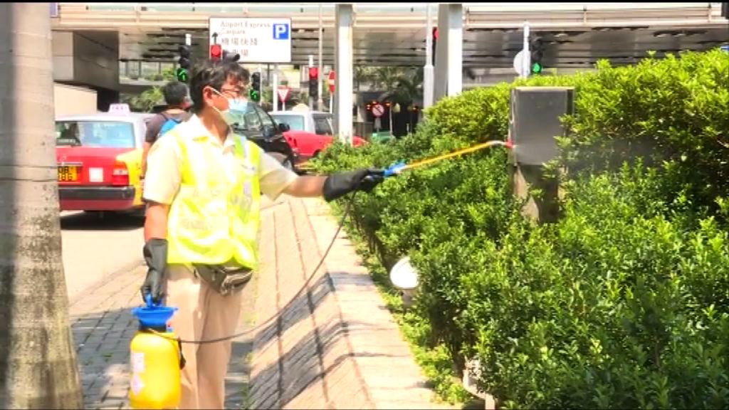 食環到寨卡患者住所及工作地點滅蚊