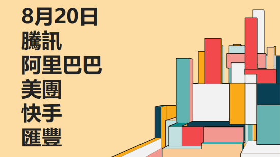 8月20日 技術分析 #騰訊 #阿里巴巴 #美團 #快手 #滙豐