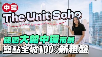 The Unit Soho｜睇哂中環市景要幾錢租