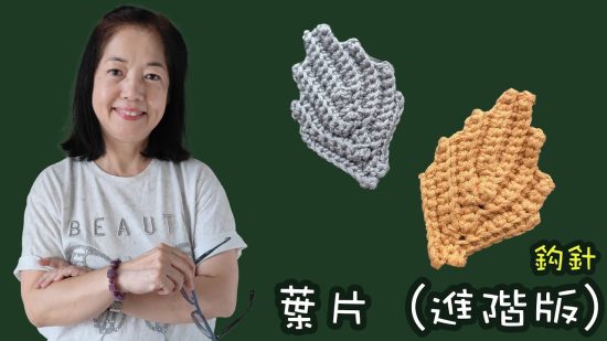 葉片 進階版 鈎針 （廣東話）
