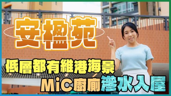 安楹苑｜低層都有維港海景 MiC廚廁多處滲水