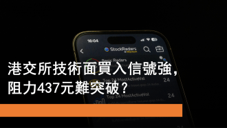 10月24日 港交所難突破437元阻力？