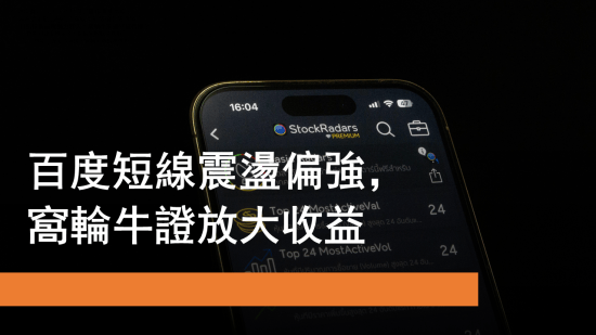 12月8日 百度短線震盪