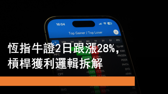 12月23日 恒指牛證2日跟升逾2成