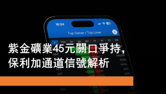 1月27日 紫金礦業45元關口爭持