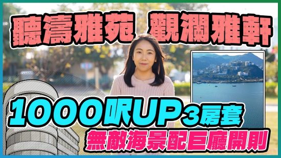 聽濤雅苑、觀瀾雅軒｜3房套7XX萬元 邊D單位有海景